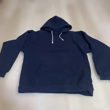 BEAMS 네이비 후드 부착 후드티 L 사이즈