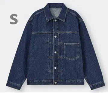 GU 데님 자켓 s 사이즈 다크 블루