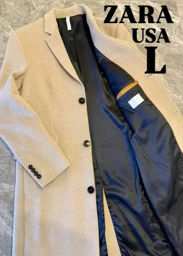 ZARA 컨디션 최상 체스터 코트 3 버튼 USA L