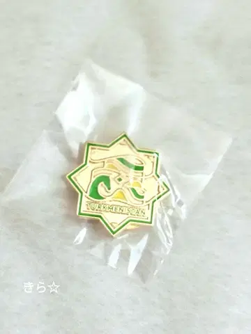 EXPO2025 투르크메니스탄 파빌리온 한정판 핀 배지