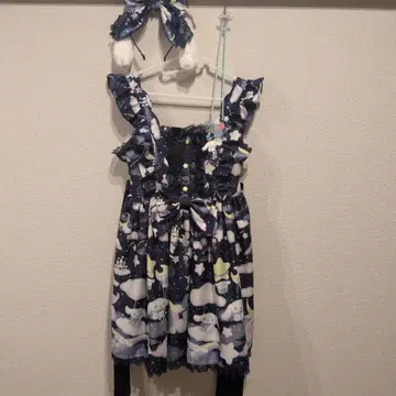 angelic pretty 시나모롤 콜라보 JSK 네이비