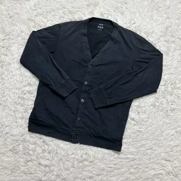 [ c6433 ] UNIQLO 에어리즘 가디건 다크 그레이