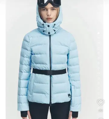 ZARA 라이트 블루 다운 자켓 스키웨어