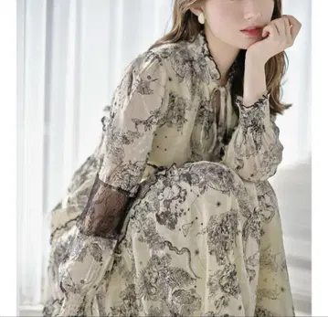 tocco closet 꽃무늬 롱 원피스 토와 드 주이