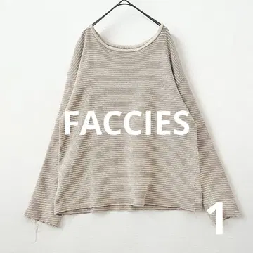 FACCIES 엘보 컷 롱 슬리브 보더