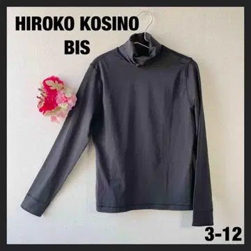 HIROKO KOSINO BIS 히로코코시노 하이넥 티셔츠 L
