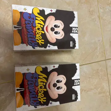 DISNEY 미키마우스 봉제 인형 키링 2개 세트