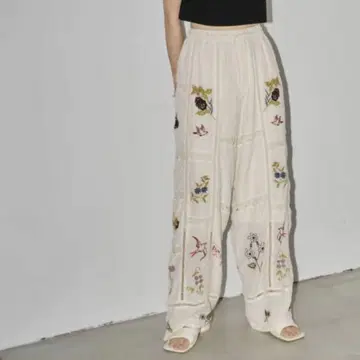 TODAYFUL Embroidery Patchwork Trousers