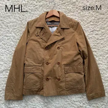 미사용급 MHL 마가렛호웰 다운 라이너 포함 숏 기장 트렌치코트