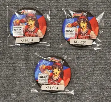 [낱개 판매 불가] KOF94 x 웹폰 C상 캔뱃지 아사미야 아테나