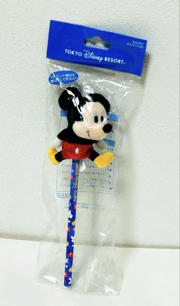 레어! 디즈니랜드 미키 봉제 인형 마스코트 연필 즉시 구매 가능