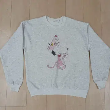 빈티지 스누피 핑크 팬서 맨투맨 80s 90s