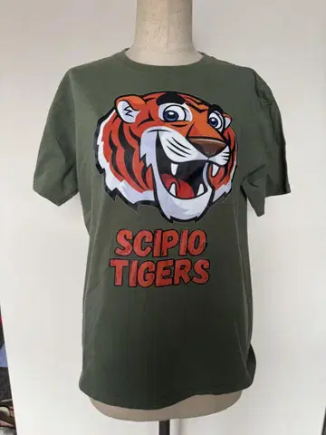 GILDAN SCIPIO TIGERS 호랑이 프린트 T셔츠