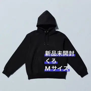 패밀리마트 헤비 웨이트 블랙 후드 맨투맨 M