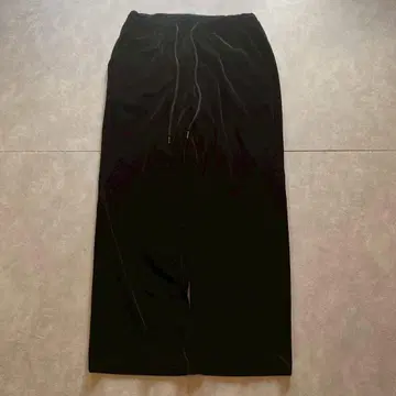 archive grunge velour pants y2k black