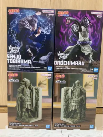 NARUTO 우치하 마다라 센쥬 토비라마 오로치마루 피규어 4개 세트
