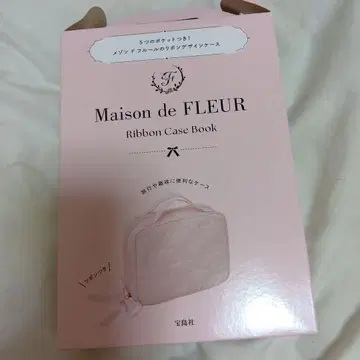 Maison de FLEUR 리본 케이스 북 미개봉 새상품