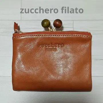 zUcchero filato 즈케로필라토 가마구치 지갑 오렌지