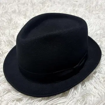 고급 빈티지 울 펠트 중절모