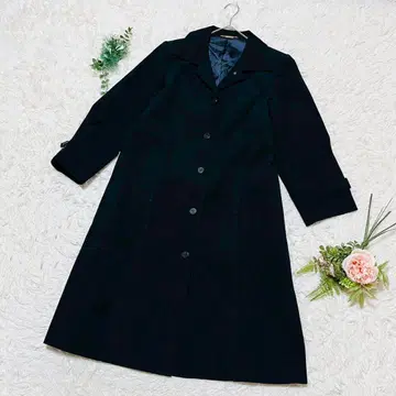 [ ROMANA ] 스웨이드 롱 코트 벨트 포함 방한 스웨이드 블랙 3L