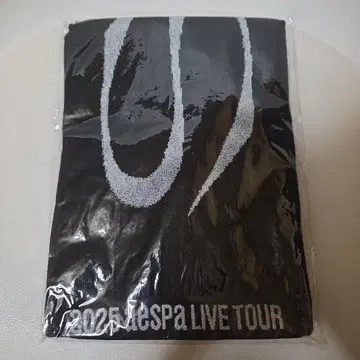 미개봉 새상품 2025 aespa LIVE TOUR 머플러 타월