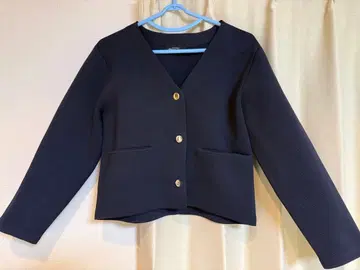 UNITED ARROWS 노카라 자켓 네이비