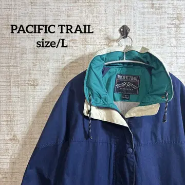 PACIFIC TRAIL 후드 부착 자켓 L 네이비