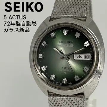 SEIKO 세이코 5 72년제 자동 와인딩 손목시계 유리 새상품