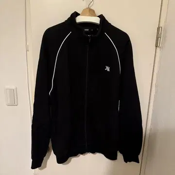 XLARGE 자켓 후드티 블랙