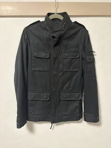 HARE 블랙 밀리터리 자켓 M