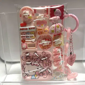 가챠 파우치 채우는 타입 핑크 화이트 고양이