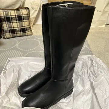 LE TALON 트랙 밑창 롱 부츠 LARGE