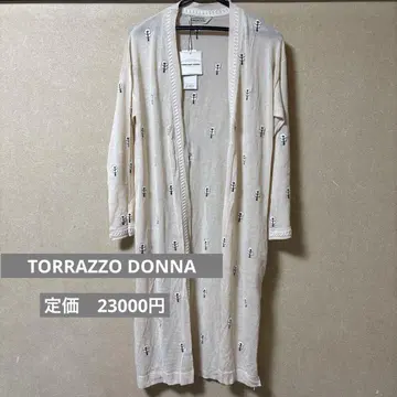 [택 포함 새상품] TORRAZZO DONNA 자수 가운 가디건