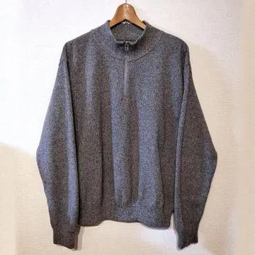 crepuscule / Moss Stitch Half Zip P/O