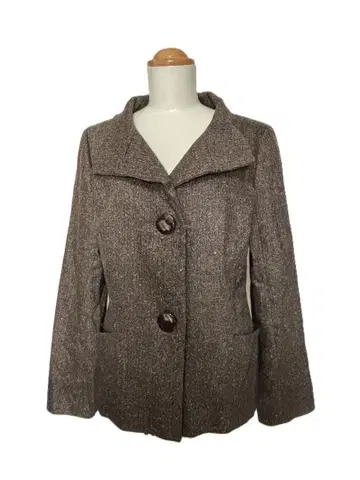 J696 레킵 요시에 이나바 자켓 피 코트 40(L) 트위드