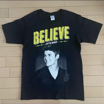 Justin Bieber BELIEVE TOUR 티셔츠 초레어