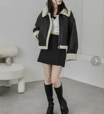 nuinull 2way 무스탕 자켓