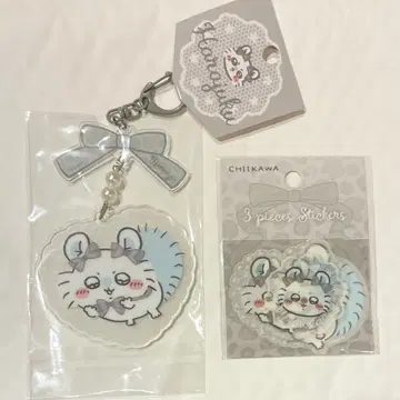 치이카와 (먼작귀) Go HARAJUKU 스티커 아크릴 키링 모몽가