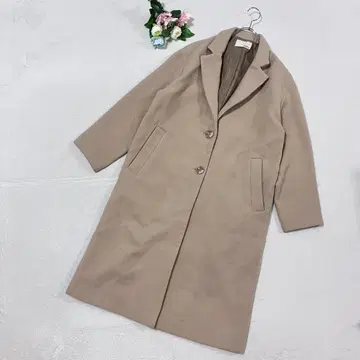 릴리 브라운 [ Free ] 체스터 코트 롱 코트 긴팔 싱글 브레스