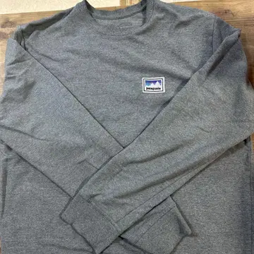 Patagonia 그레이 맨투맨