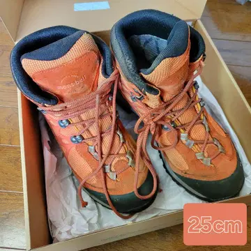 mont-bell 등산화 25cm 오렌지 박스 있음 태국 내로우 부츠