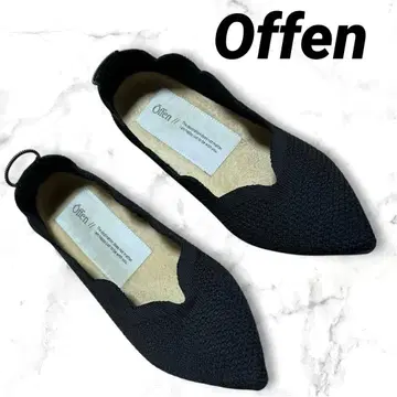 Offen 오펜 스캘럽 펌프스 scallop pattern 블랙