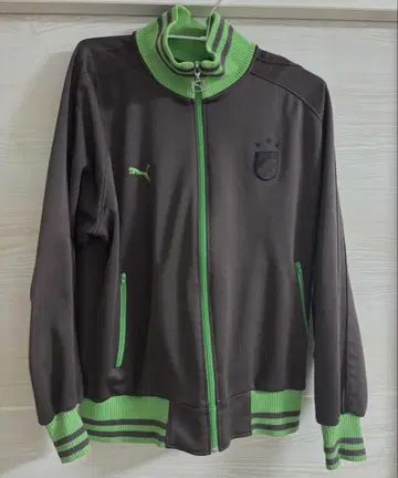 Puma 푸마 트랙 자켓 L 브라운/그린 여성용 남성용