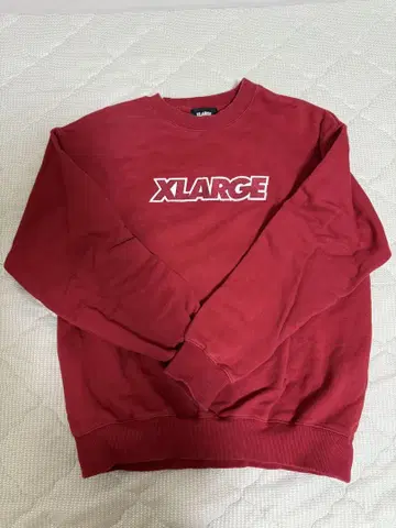 XLARGE 빨간색 맨투맨 사이즈 S