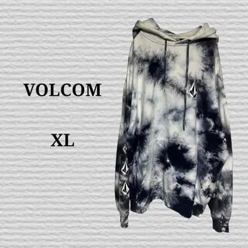 [ VOLCOM ] DEADLY STONES 후드티 타이다이 XL