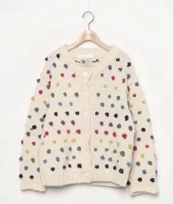 Dot and Stripes CHILD WOMAN 팝콘 가디건