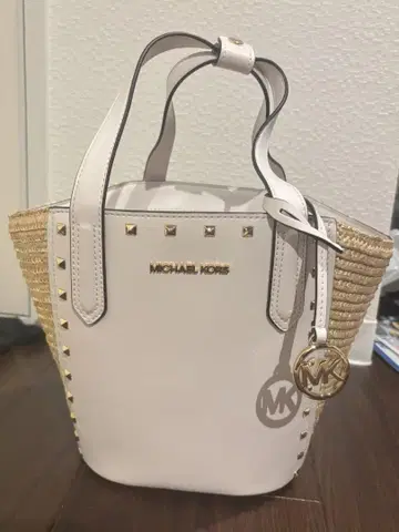 MICHAEL KORS 미니 숄더백 화이트