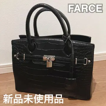 [ 미사용품 ] FARCE 크로커다일 패턴 핸드백