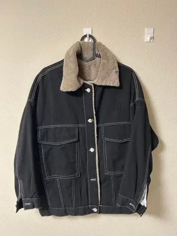 [ 새상품급 ] 따뜻한 캐주얼 보아 데님 자켓