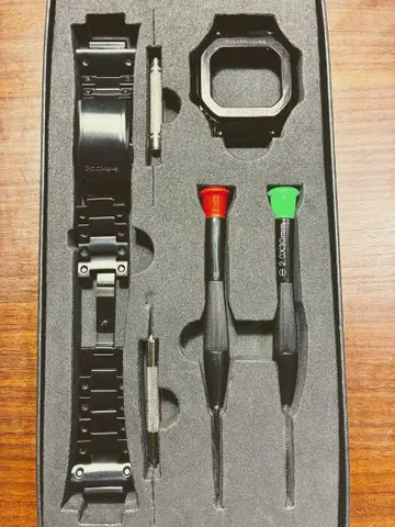 G-SHOCK 밴드 메탈 블랙